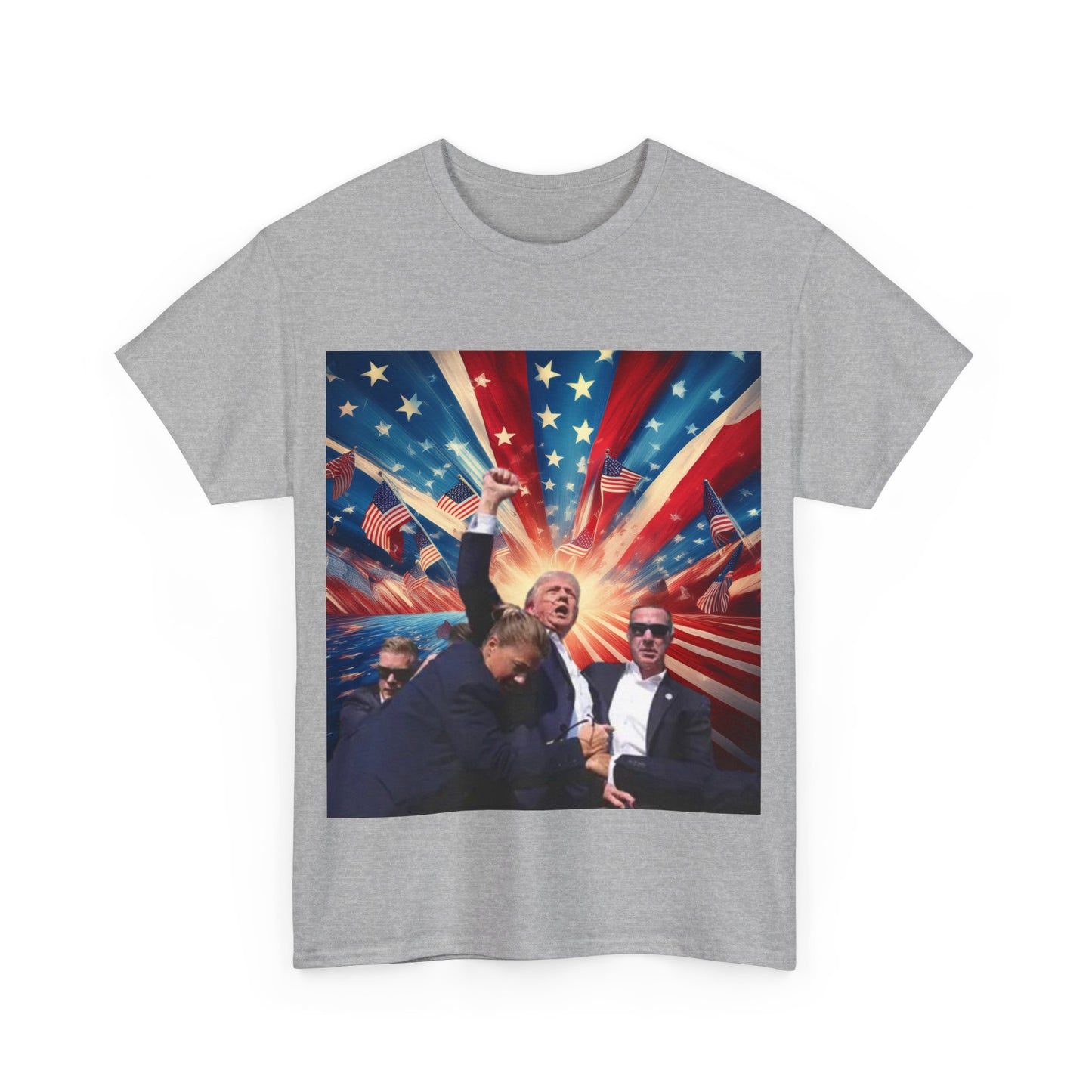 Trump Fist Bump Unisex Heavy Cotton Tee