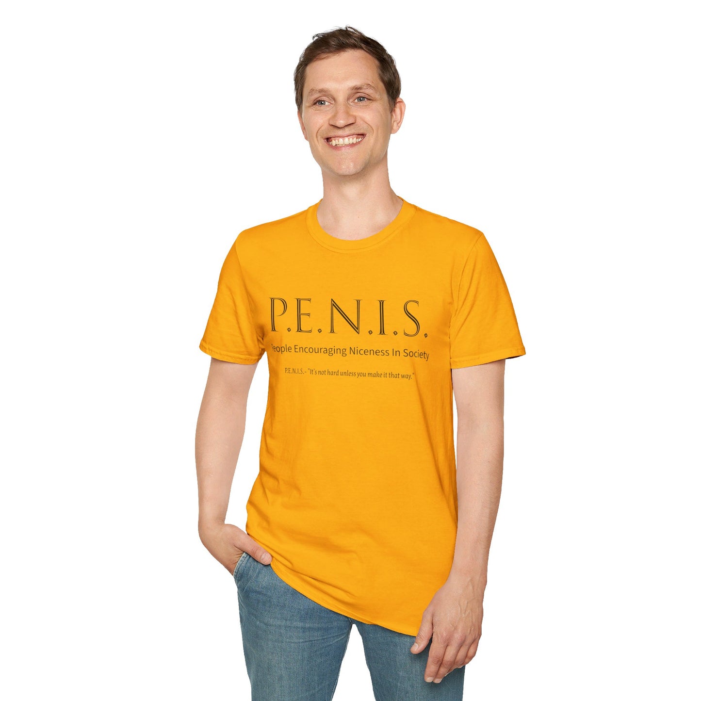 P.E.N.I.S | Unisex Softstyle T-Shirt