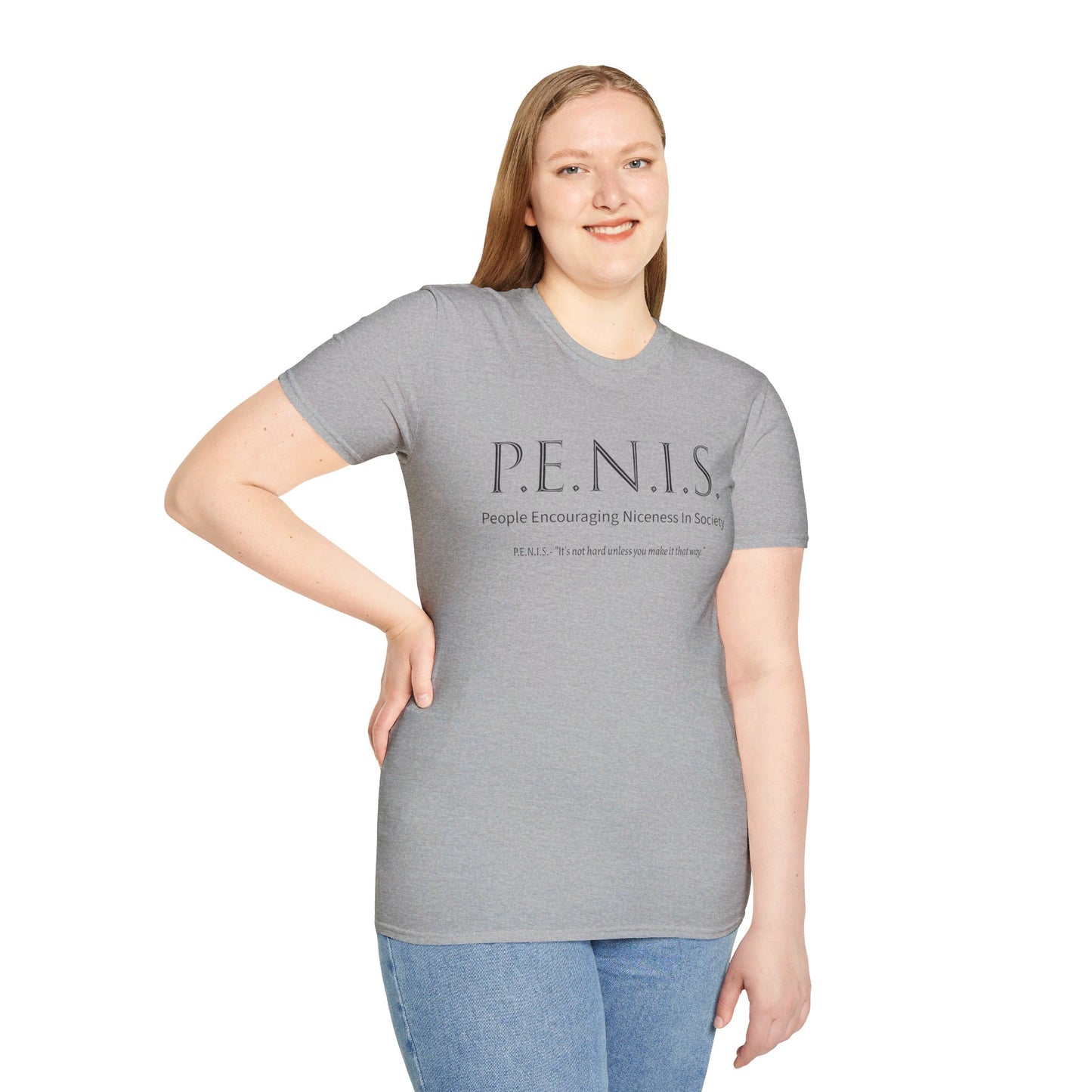 P.E.N.I.S | Unisex Softstyle T-Shirt