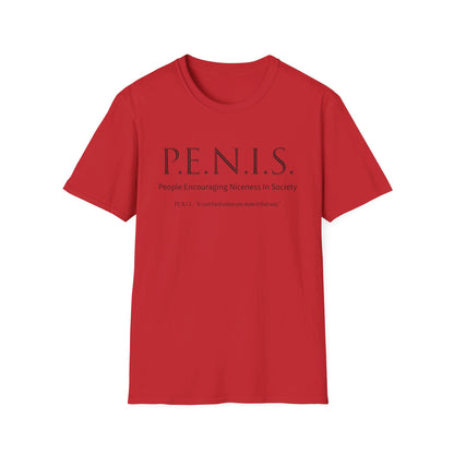 P.E.N.I.S | Unisex Softstyle T-Shirt