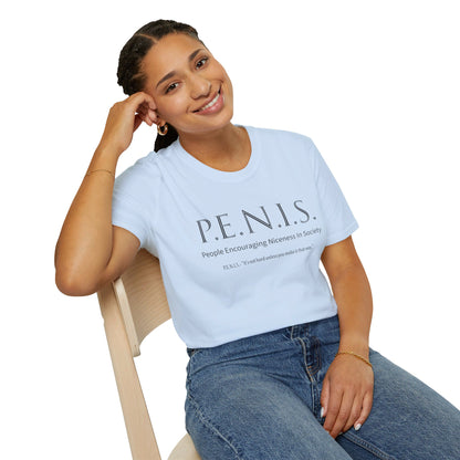 P.E.N.I.S | Unisex Softstyle T-Shirt