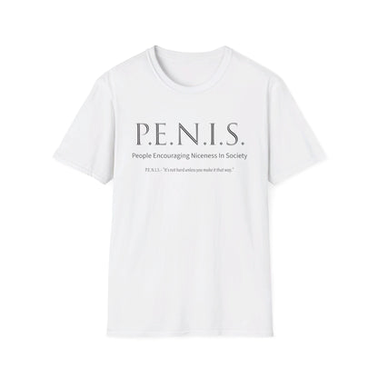 P.E.N.I.S | Unisex Softstyle T-Shirt