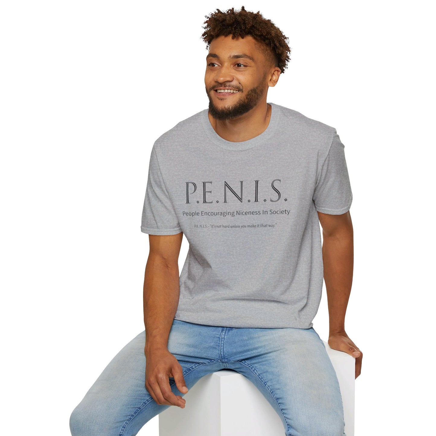 P.E.N.I.S | Unisex Softstyle T-Shirt