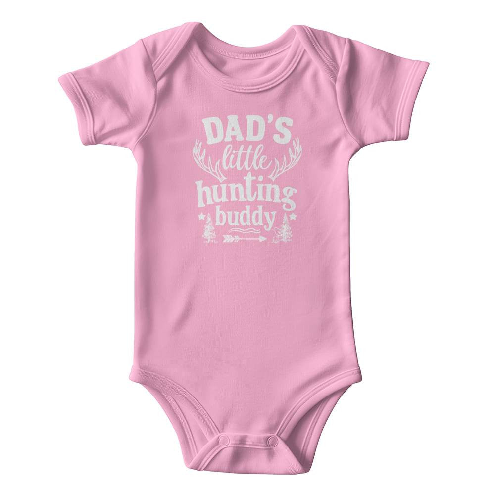 Dad's little buddy | Gerber ONESIES® BRAND SHORT SLEEVE BODYSUITS - White