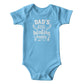 Dad's little buddy | Gerber ONESIES® BRAND SHORT SLEEVE BODYSUITS - White