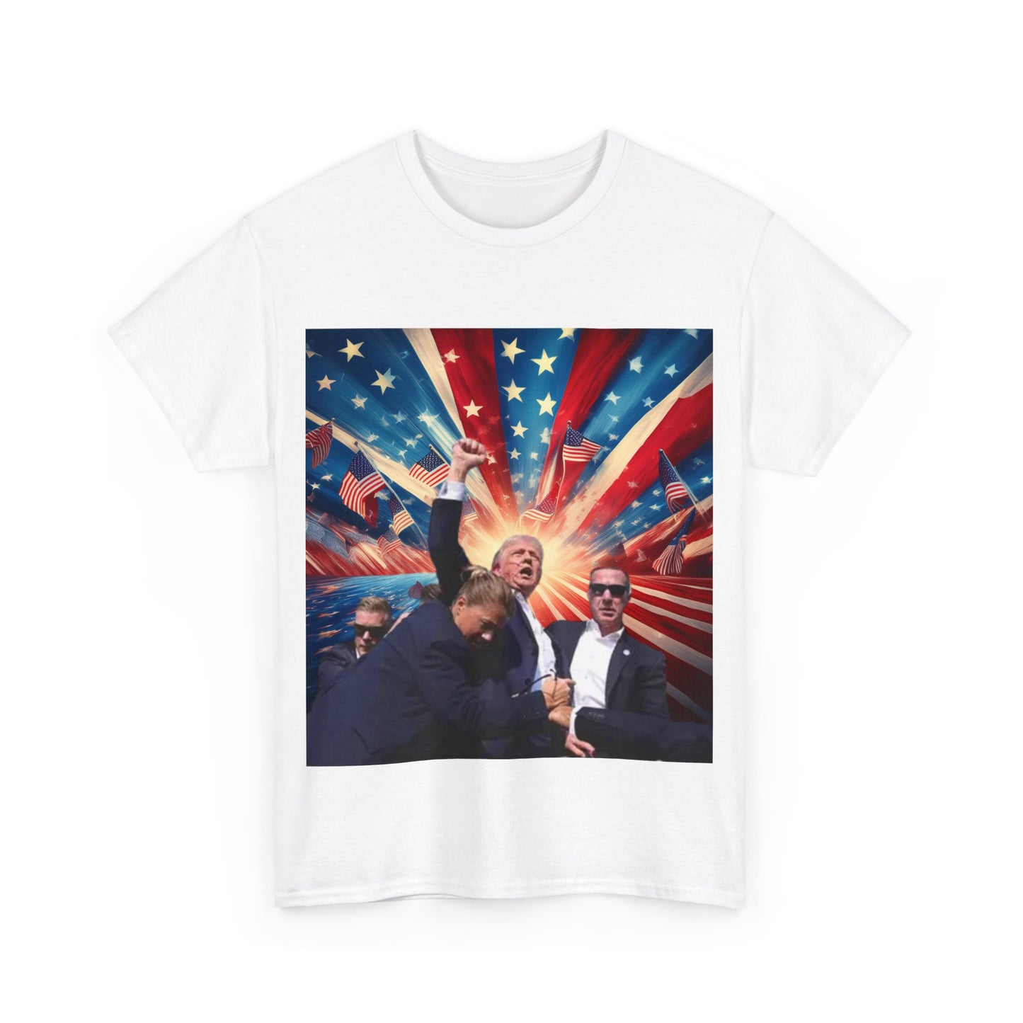 Trump Fist Bump Unisex Heavy Cotton Tee