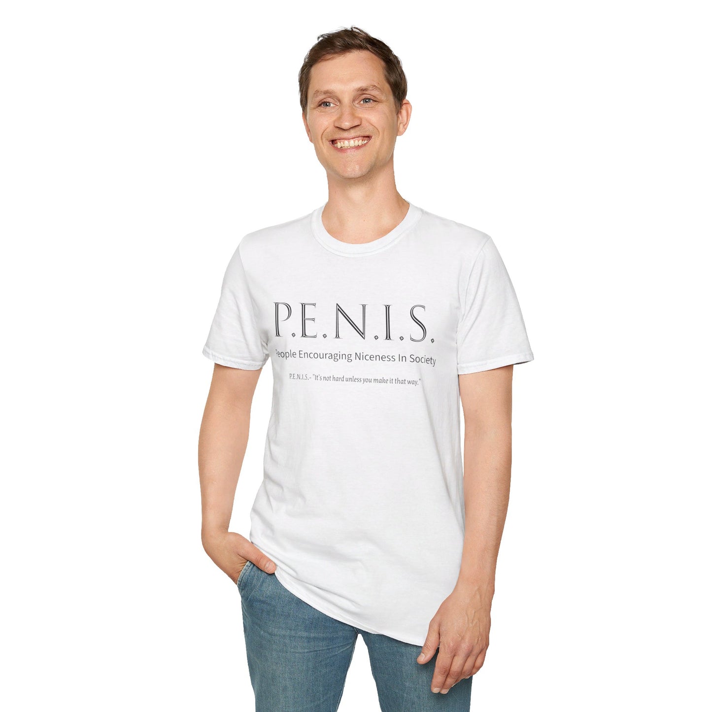 P.E.N.I.S | Unisex Softstyle T-Shirt