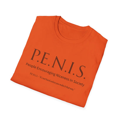 P.E.N.I.S | Unisex Softstyle T-Shirt