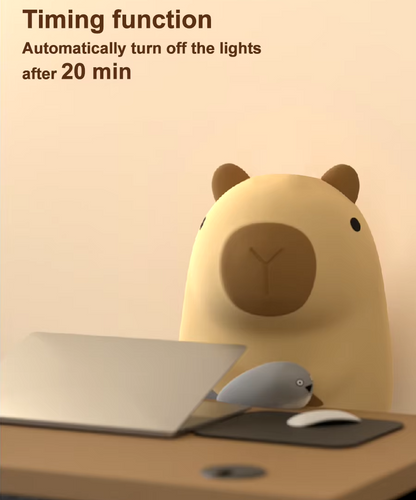 Capybara Glow Buddy Night Light