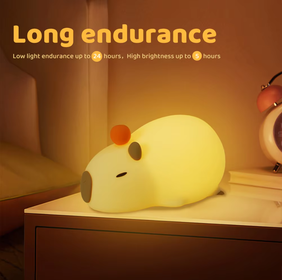 Capybara Glow Buddy Night Light