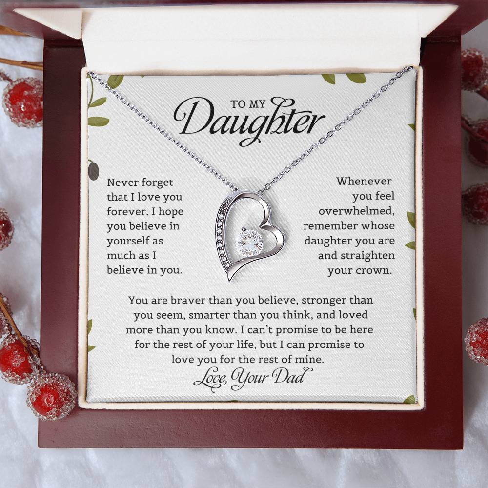 To My Daughter | Forever Love Necklace