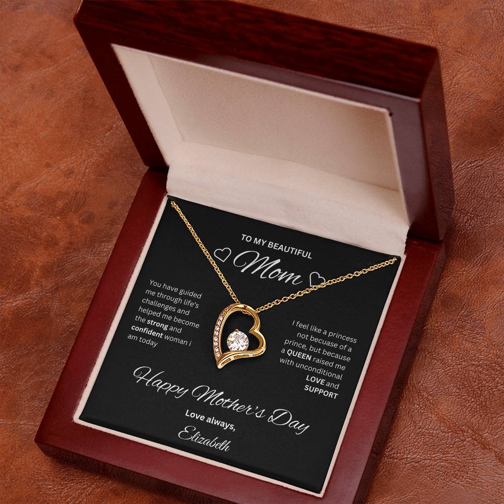 Strong and confident Mother's Day Personalized | Forever Love Necklace