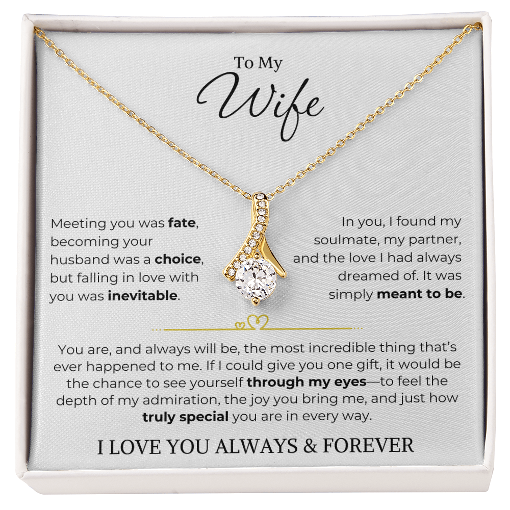 To My Wife | Truly Special | Alluring Beauty Necklace