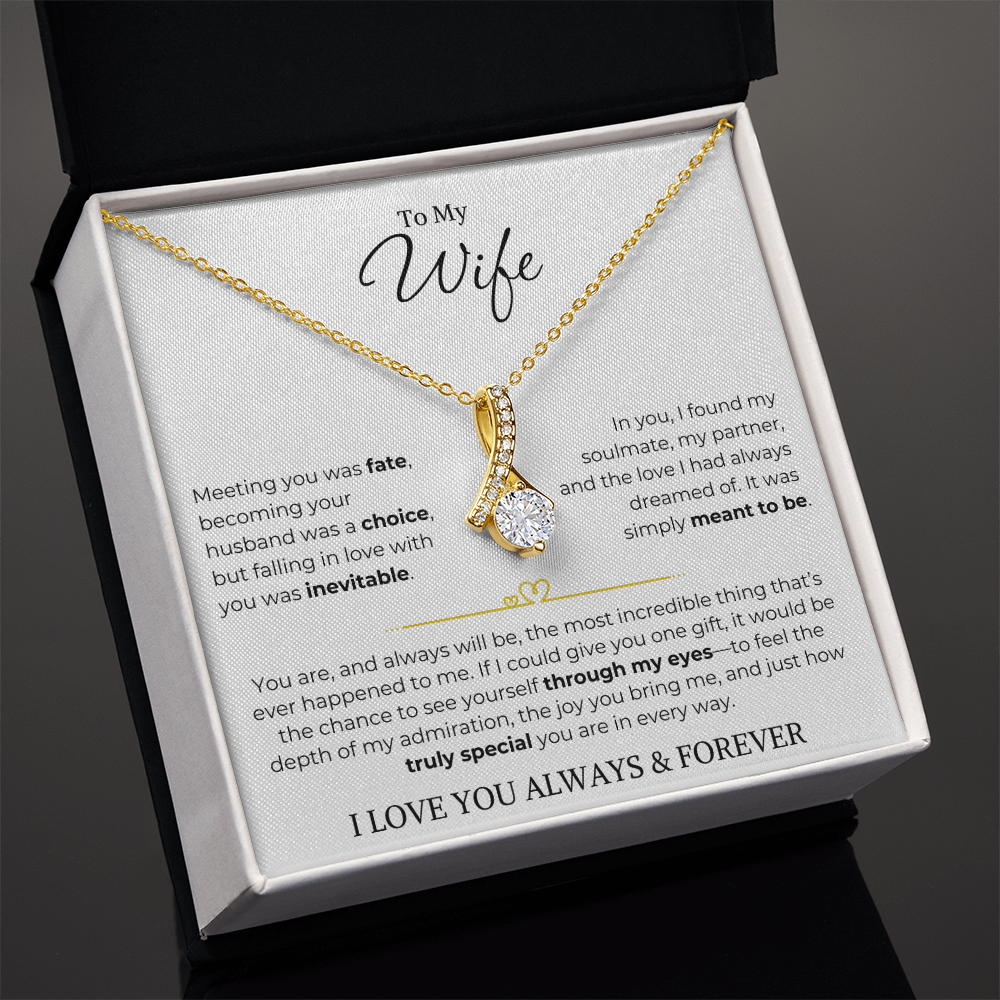 To My Wife | Truly Special | Alluring Beauty Necklace