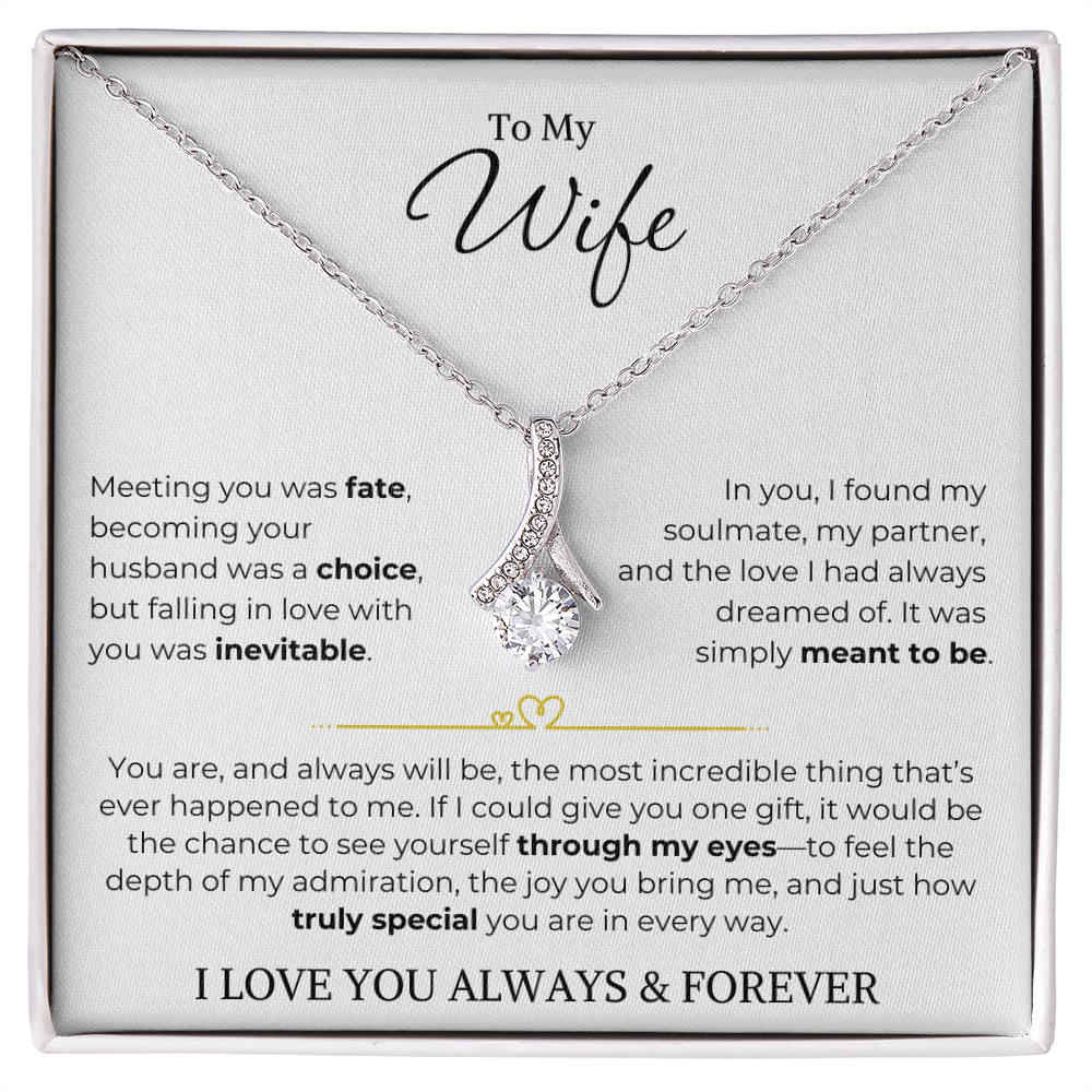 To My Wife | Truly Special | Alluring Beauty Necklace