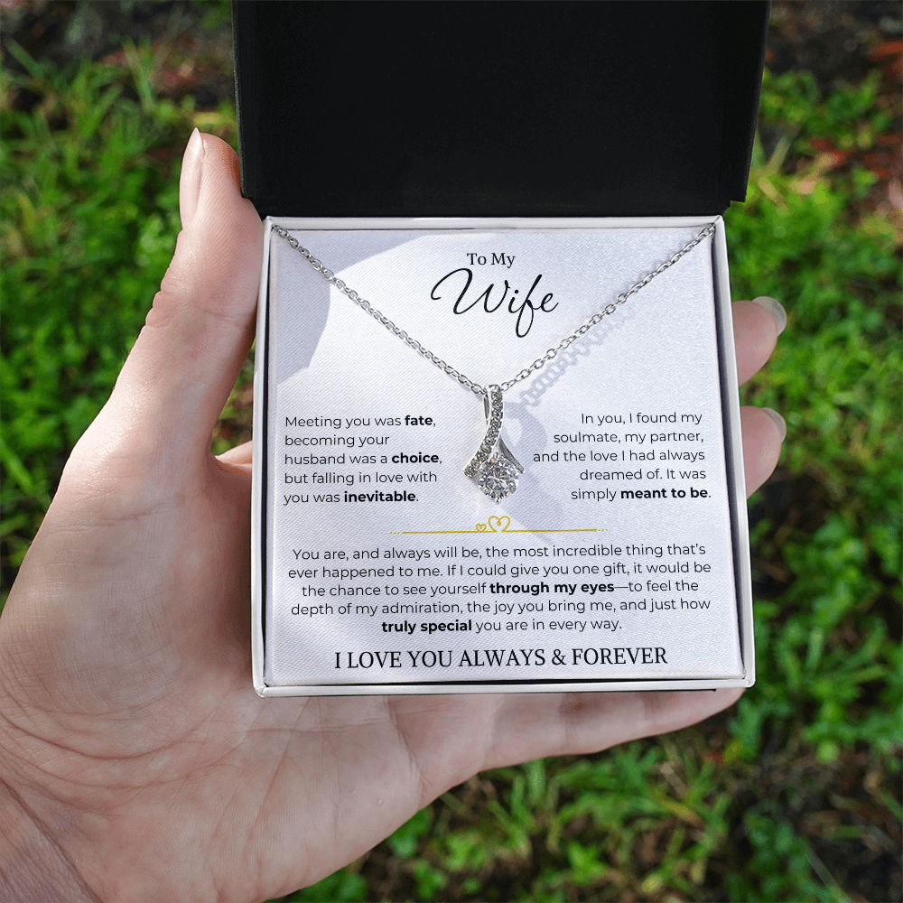 To My Wife | Truly Special | Alluring Beauty Necklace