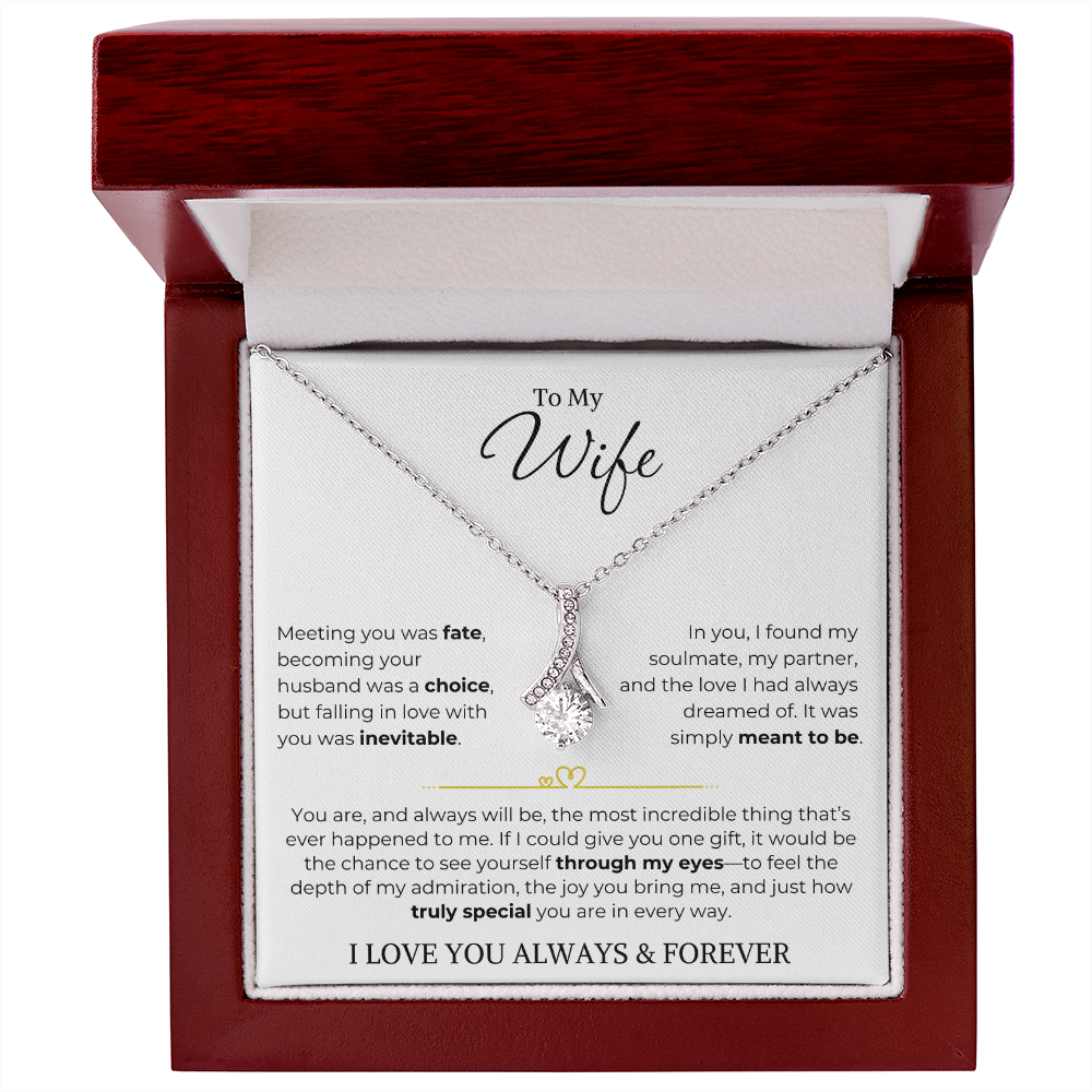 To My Wife | Truly Special | Alluring Beauty Necklace