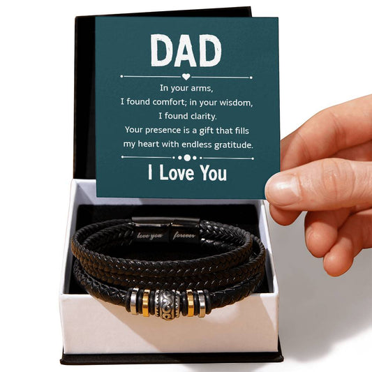 Dad In Your Arms | Love You Forever Bracelet