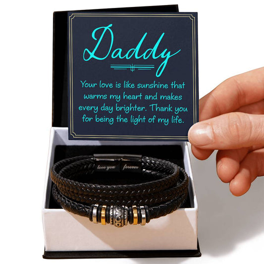 Daddy Your Love is Like Sunshine | Love You Forever Bracelet