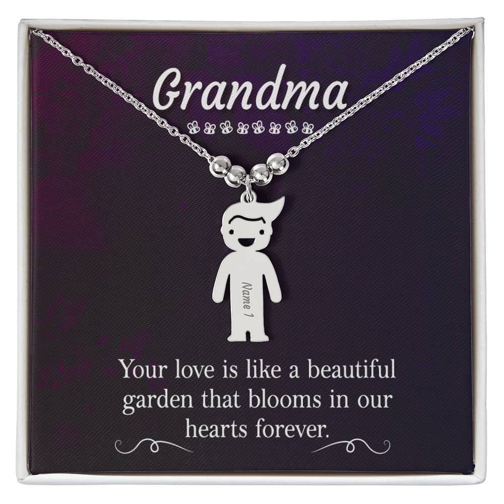 Grandma-your love | Kid Charm Necklace