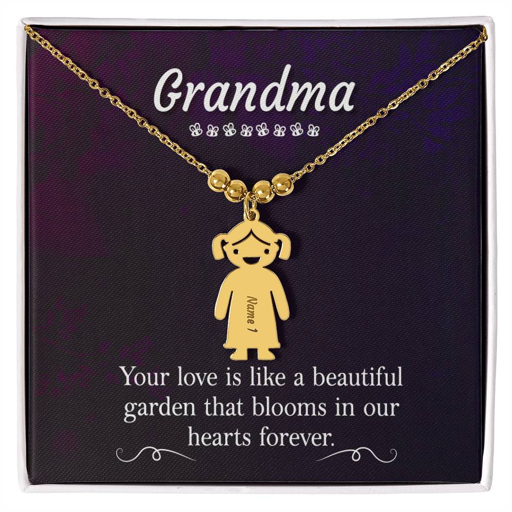 Grandma-your love | Kid Charm Necklace