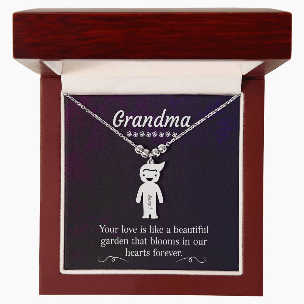 Grandma-your love | Kid Charm Necklace