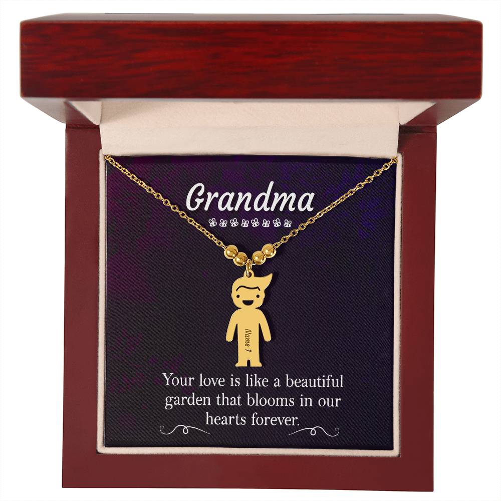 Grandma-your love | Kid Charm Necklace