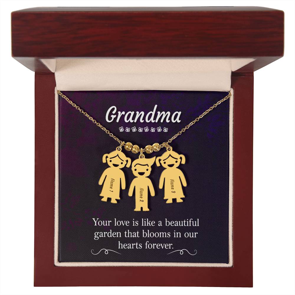 Grandma-your love | Kid Charm Necklace