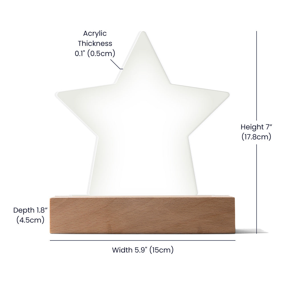 Team Success for Co-Workers / Employees  | Acrylic Star Plaque