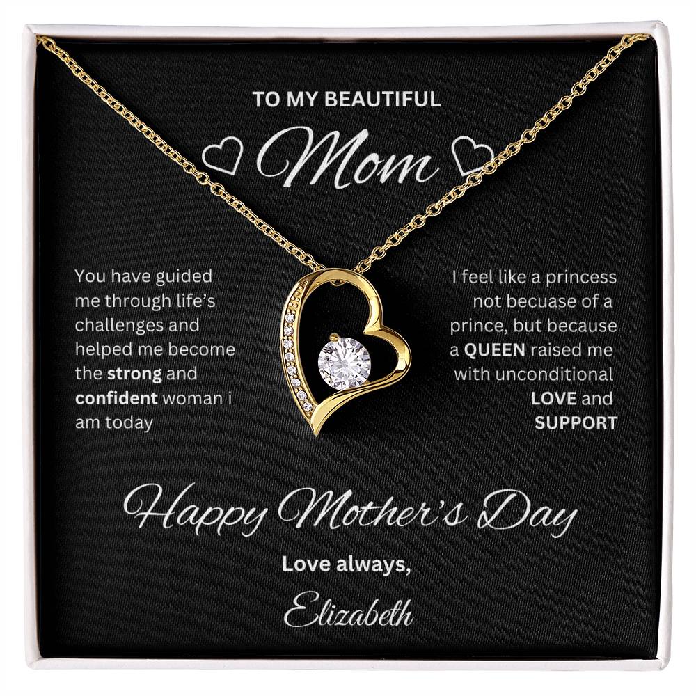 Strong and confident Mother's Day Personalized | Forever Love Necklace