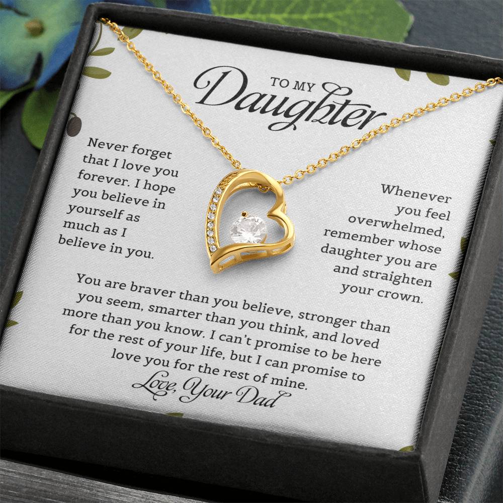 To My Daughter | Forever Love Necklace