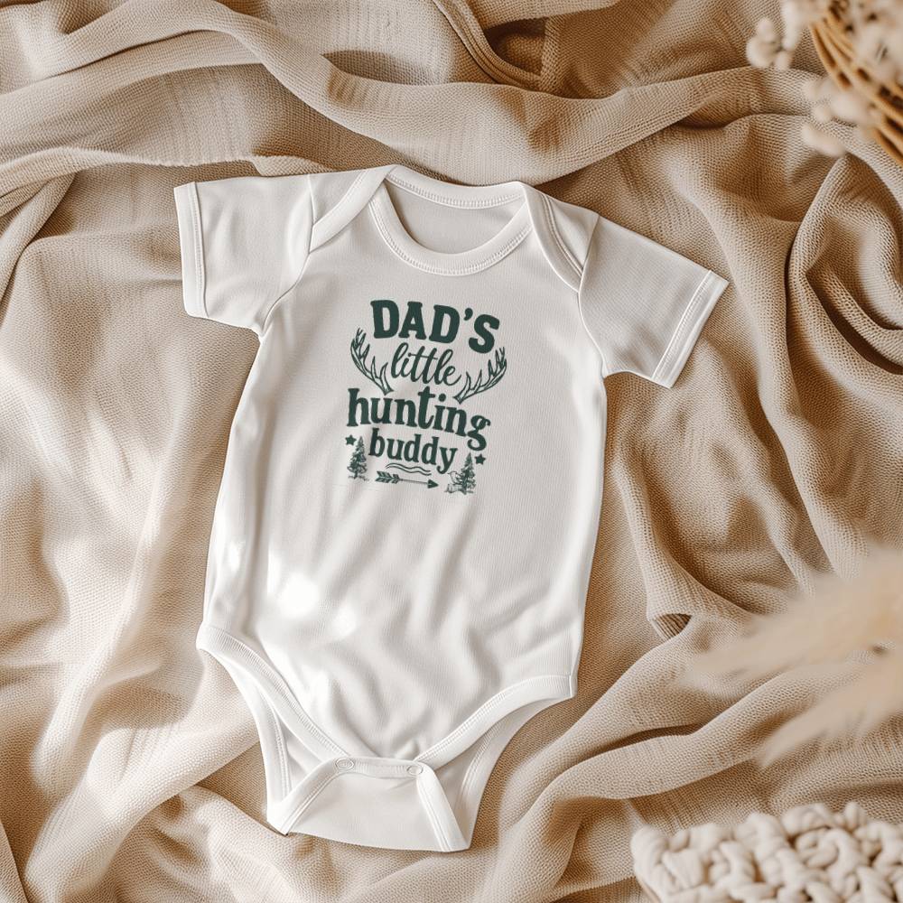 Dad's little buddy | Gerber ONESIES® BRAND SHORT SLEEVE BODYSUITS - Green