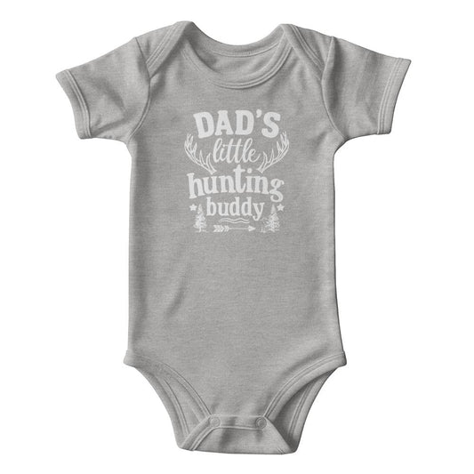 Dad's little buddy | Gerber ONESIES® BRAND SHORT SLEEVE BODYSUITS - White