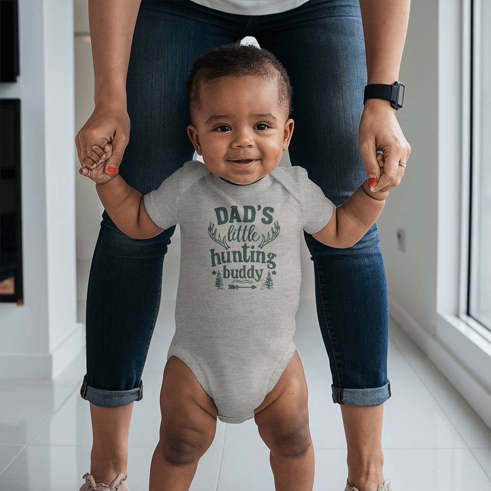 Dad's little buddy | Gerber ONESIES® BRAND SHORT SLEEVE BODYSUITS - Green