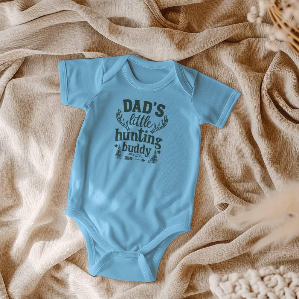 Dad's little buddy | Gerber ONESIES® BRAND SHORT SLEEVE BODYSUITS - Green