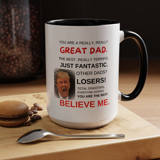 Personalized Patriotic Trump Accent Mug (11, 15oz)