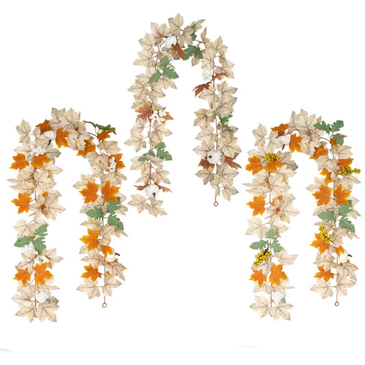 Maple Pumpkin Vine Garland