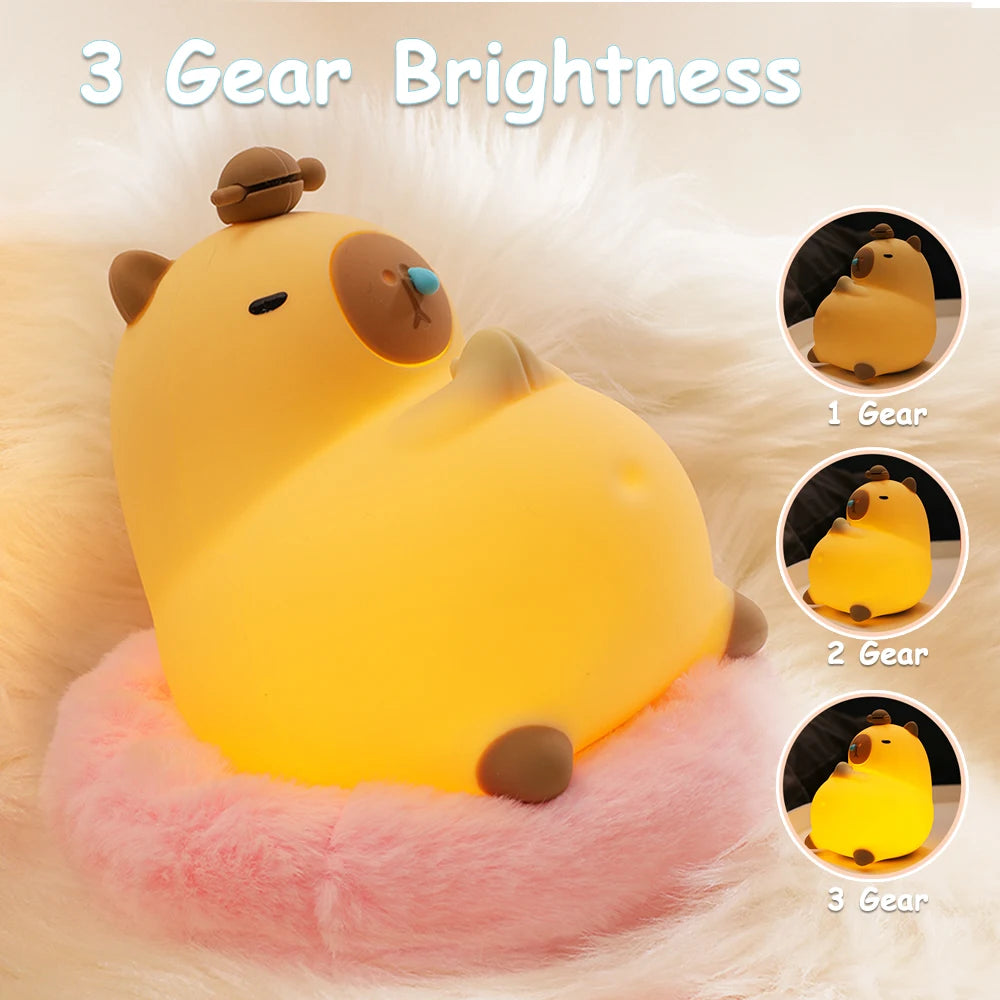 Capybara Glow Buddy Night Light