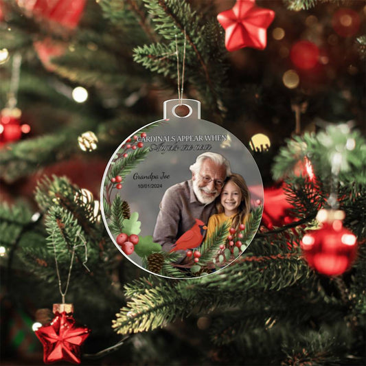 Eternal Memorial Personalized Photo Ornament